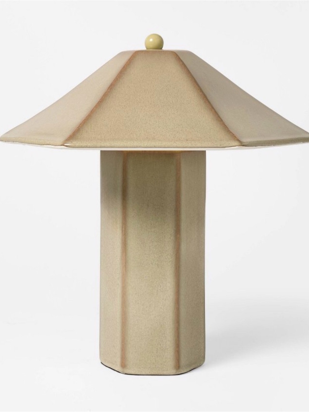 Threshold Designed With Studio McGee Double Ceramic Table Lamp Tan. Brand New.